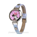 Mickey Mouse Soft Leather Band Pink Baby Watch